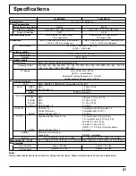 Предварительный просмотр 21 страницы Panasonic TH-58PF20U TENTATIVE Operating Instructions Manual