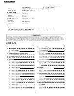 Preview for 2 page of Panasonic TH-58PH10BK Service Manual