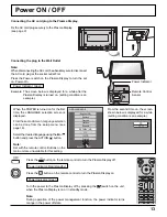 Предварительный просмотр 13 страницы Panasonic TH-58PH10UKA - 58" Plasma Panel Operating Instructions Manual