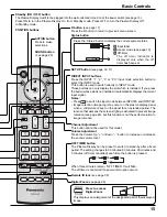 Предварительный просмотр 15 страницы Panasonic TH-58PH10UKA - 58" Plasma Panel Operating Instructions Manual