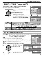 Предварительный просмотр 37 страницы Panasonic TH-58PH10UKA - 58" Plasma Panel Operating Instructions Manual