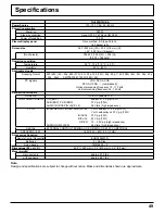 Предварительный просмотр 49 страницы Panasonic TH-58PH10UKA - 58" Plasma Panel Operating Instructions Manual