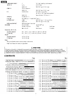 Preview for 2 page of Panasonic TH-58PX600U Service Manual