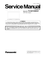 Предварительный просмотр 1 страницы Panasonic TH-58PZ850AZ Service Manual