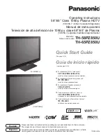 Panasonic TH-58PZ850U (Spanish) Manual De Instrucciones preview