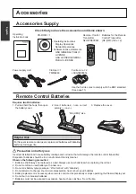 Preview for 8 page of Panasonic TH-60PF50E Operating Instructions Manual