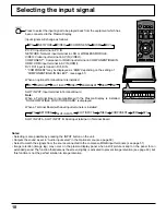 Предварительный просмотр 18 страницы Panasonic TH-60PF50U Operating Instructions Manual