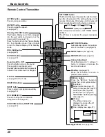 Предварительный просмотр 20 страницы Panasonic TH-60PF50U Operating Instructions Manual