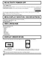 Предварительный просмотр 46 страницы Panasonic TH-60PF50U Operating Instructions Manual