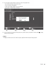 Предварительный просмотр 33 страницы Panasonic TH-65BFE1W Operating Instructions Manual