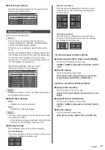 Preview for 77 page of Panasonic TH-65BQ1W Operating Instructions Manual