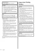 Preview for 6 page of Panasonic TH-65EF1E Operating Instructions (Functional Manual)