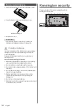 Preview for 14 page of Panasonic TH-65EF1E Operating Instructions (Functional Manual)