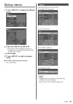 Предварительный просмотр 43 страницы Panasonic TH-65EF1U Operating Instructions (Functional Manual)