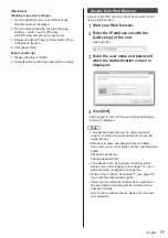 Предварительный просмотр 71 страницы Panasonic TH-65EF1U Operating Instructions (Functional Manual)