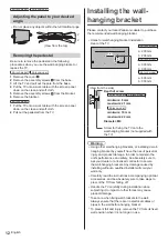 Предварительный просмотр 12 страницы Panasonic TH-65GX880H Operating Instructions Manual