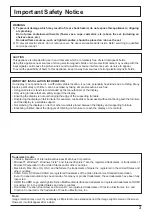 Preview for 3 page of Panasonic TH-65LFE7W Operating Instructions Manual