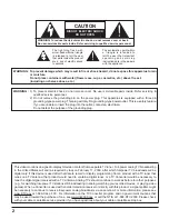 Preview for 2 page of Panasonic TH-65PF11UK - 64.8" Plasma Panel Operating Instructions Manual