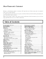 Preview for 4 page of Panasonic TH-65PF11UK - 64.8" Plasma Panel Operating Instructions Manual