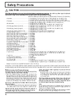 Preview for 6 page of Panasonic TH-65PF11UK - 64.8" Plasma Panel Operating Instructions Manual