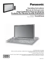 Panasonic TH-65PF9UK Operating Instructions Manual предпросмотр