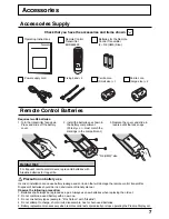 Preview for 7 page of Panasonic TH-65PHD7B Operating Instructions Manual