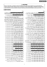 Preview for 3 page of Panasonic TH-65PV500B Service Manual