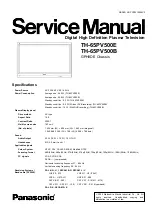 Preview for 1 page of Panasonic TH-65PV500E Service Manual