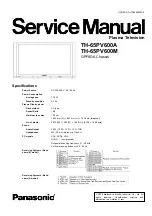 Preview for 1 page of Panasonic TH-65PV600M Service Manual