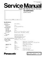 Panasonic TH-65PX600U Service Manual preview