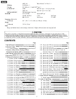 Предварительный просмотр 2 страницы Panasonic TH-65PX600U Service Manual