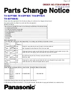 Предварительный просмотр 205 страницы Panasonic TH-65PX600U Service Manual