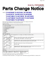 Предварительный просмотр 206 страницы Panasonic TH-65PX600U Service Manual