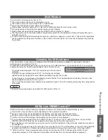 Preview for 47 page of Panasonic TH-65PZ700B Operating Instructions Manual