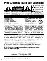 Preview for 4 page of Panasonic TH-65PZ750U Manual De Instrucciones