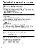 Preview for 54 page of Panasonic TH-65PZ750U Operating Instructions Manual