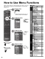 Preview for 30 page of Panasonic TH-65PZ750U Quick Start Manual