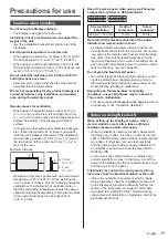 Предварительный просмотр 11 страницы Panasonic TH-65SF2U Operating Instructions Manual