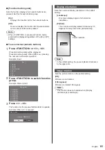 Предварительный просмотр 65 страницы Panasonic TH-65SF2U Operating Instructions Manual