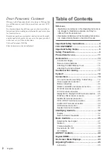 Preview for 2 page of Panasonic TH-65SQ1W Operating Instructions Manual