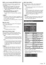 Preview for 71 page of Panasonic TH-65SQ1W Operating Instructions Manual