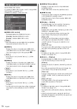 Preview for 72 page of Panasonic TH-65SQ1W Operating Instructions Manual