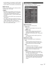 Preview for 77 page of Panasonic TH-65SQ1W Operating Instructions Manual