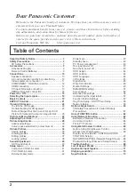 Preview for 2 page of Panasonic TH-65VX300ER Operating Instructions Manual