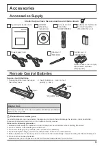 Preview for 9 page of Panasonic TH-65VX300ER Operating Instructions Manual