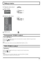 Предварительный просмотр 41 страницы Panasonic TH-65VX300ER Operating Instructions Manual