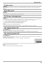 Preview for 43 page of Panasonic TH-65VX300ER Operating Instructions Manual