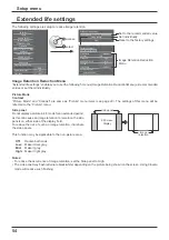 Preview for 54 page of Panasonic TH-65VX300ER Operating Instructions Manual