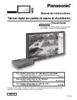 Preview for 1 page of Panasonic TH-65XVS30UP (Spanish) Manual De Instrucciones