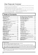 Предварительный просмотр 2 страницы Panasonic TH-70LF50E Operating Instruction